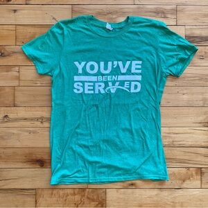 🎾 you’ve been served novelty tee - size Medium
